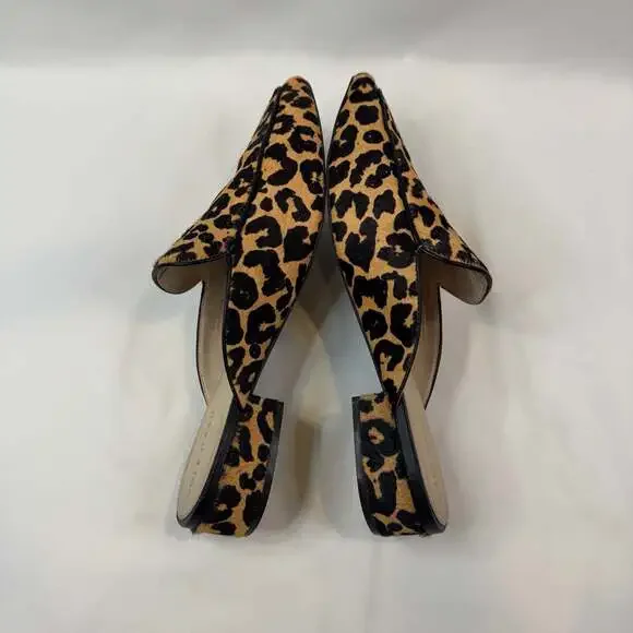 Cole Haan Piper Leopard Calf Hair Loafer Mules Size 11B - Picture 8 of 11
